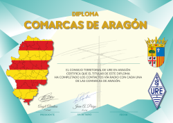 Diploma Comarcas de Aragón